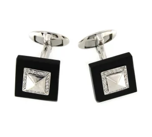 Roman Joyero Gemelos<Gemelos de plata desmontables YAFAR con circonitas
