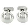 Roman Joyero Gemelos<Gemelos en plata con forma redondeada y lisa grabables