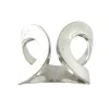 Roman Joyero Anillos<GEORGE, anillo de plata 2 bandas anchas simétricas.