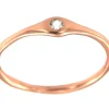 Roman Joyero Anillos<GROSELLA, anillo de plata rosada con circonita.