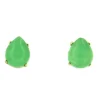 Roman Joyero Pendientes<INDO, pendientes de plata con cuarzo verde.