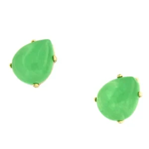 Roman Joyero Pendientes<INDO, pendientes de plata con cuarzo verde.