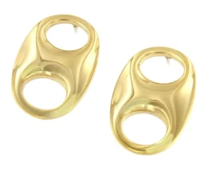 Roman Joyero Acero<JERMIJA, pendientes de acero dorado