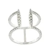 Roman Joyero Anillos<JUREL, anillo de oro blanco con diamantes