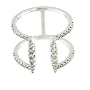 Roman Joyero Anillos<JUREL, anillo de oro blanco con diamantes
