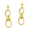 Roman Joyero Pendientes<KADABRA pendientes algollones redondos plata bañado oro