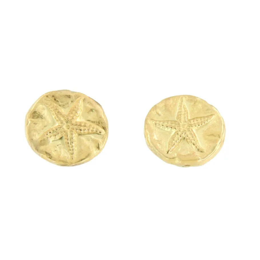 karaman_pendiente_oro_ama_0.webp Roman Joyero Pendientes<KARAMAN pendiente oro amarillo 18 ktes con estrellas de mar