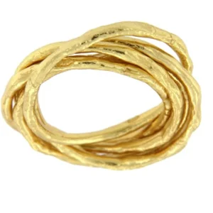 Roman Joyero Anillos<KARPATOS, anillo de plata dorada.