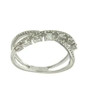 Roman Joyero Anillos<LAJAS anillo de oro blanco con diamantes