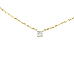Roman Joyero Cadenas Y Gargantillas<LOUISE, cadena de plata con solitario