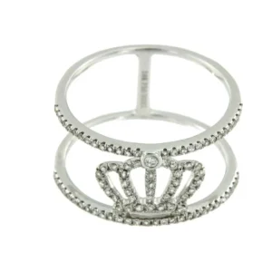 Roman Joyero Anillos<MAJESTY, anillo de oro blanco con diamantes