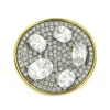 Roman Joyero Anillos<MARIA, anillo redondo de plata con circonitas