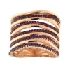 Roman Joyero Anillos<MASHA, anillo de plata ajustador con circonitas