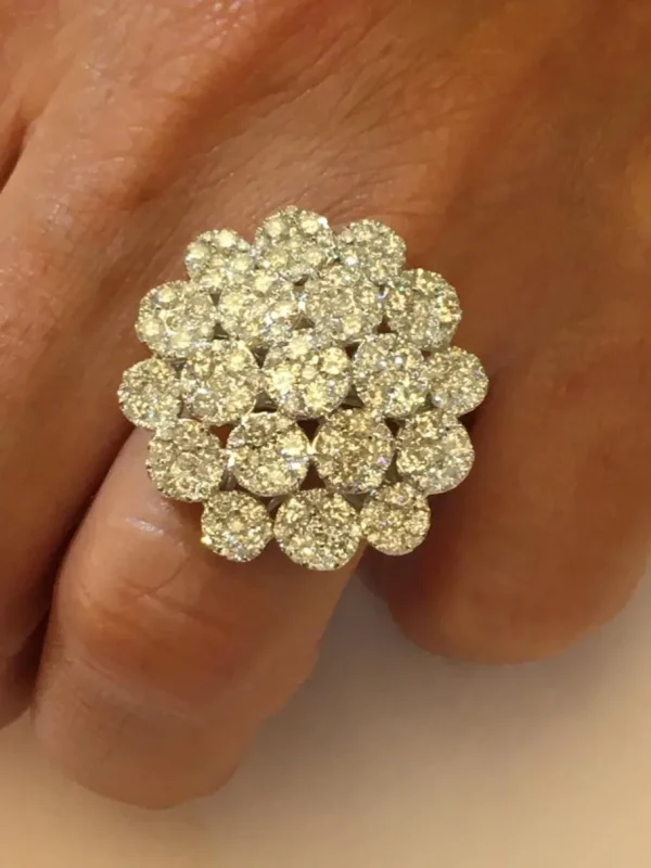 Roman Joyero Anillos<MESSINA, anillo de oro con diamantes