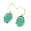 Roman Joyero Pendientes<MISISIPI, pendientes de plata con cuarzo celeste