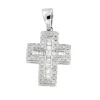 Roman Joyero Colgantes<MISTRAL, cruz de oro blanco y diamantes