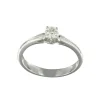 Roman Joyero Anillos<NABUCO, anillo solitario de oro blanco con diamante