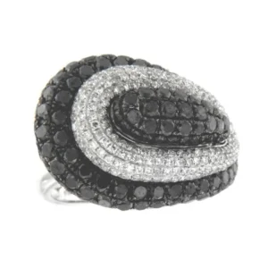 Roman Joyero Anillos<NAPOLES, anillo de oro blanco con diamantes