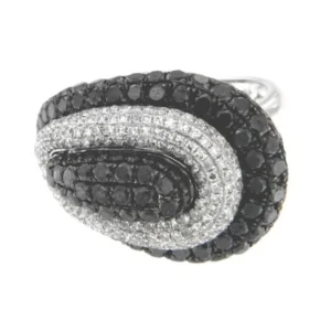 Roman Joyero Anillos<NAPOLES, anillo de oro blanco con diamantes