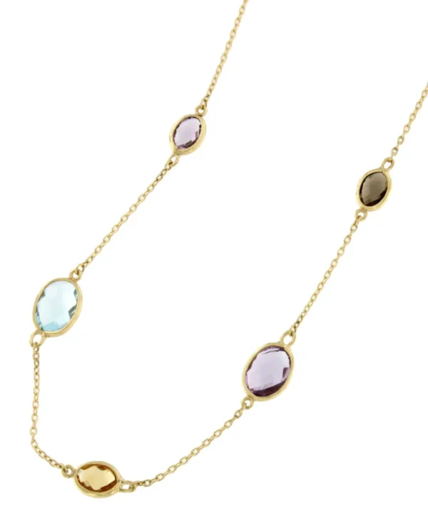 Roman Joyero Cadenas Y Gargantillas<NAUKIDES gargantilla de piedras semipreciosas en oro amarillo