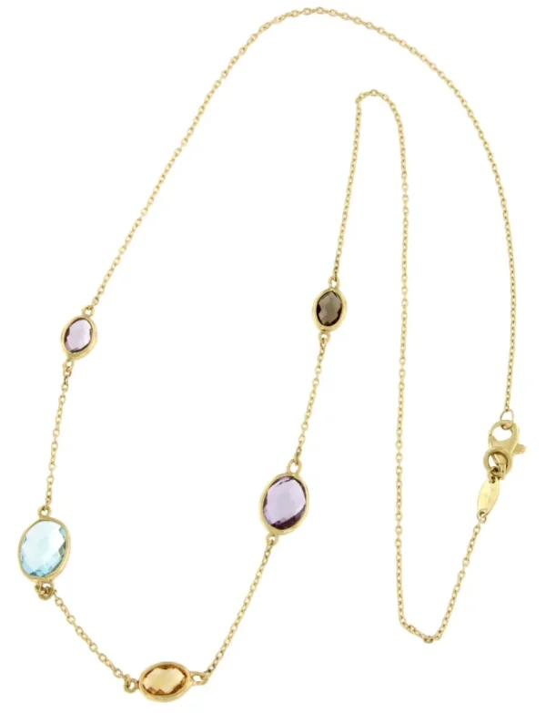 Roman Joyero Cadenas Y Gargantillas<NAUKIDES gargantilla de piedras semipreciosas en oro amarillo