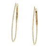 Roman Joyero Pendientes<NISAN argollas de brillantes en oro amarillo o blanco de 18 ktes