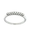 Roman Joyero Anillos<OROTAVA, alianza de oro blanco con diamantes