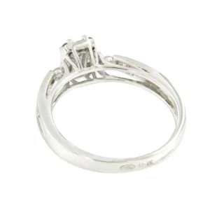 Roman Joyero Anillos<PASODOBLE anillo oro blanco taipes baguettes y brillantes