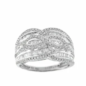 Roman Joyero Anillos<PAVIA, anillo de oro blanco con diamantes