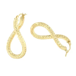 Roman Joyero Pendientes<Pendiente CARACOL argolla retorcida en oro amarillo de 18 ktes