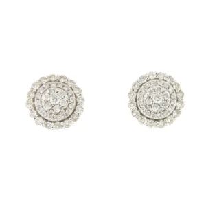 Roman Joyero Pendientes<Pendiente CATALINA desmontables de oro blanco 18 ktes con brillantes