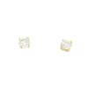 Roman Joyero Pendientes<Pendiente DAX solitarios de brillantes en cuatro garras en oro amarillo de 18 ktes