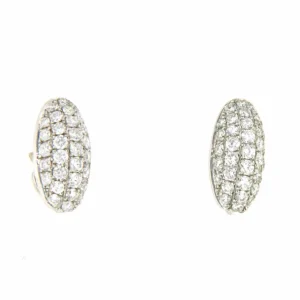 Roman Joyero Pendientes<Pendiente desmontable SINES en oro blanco de 18 ktes con brillantes