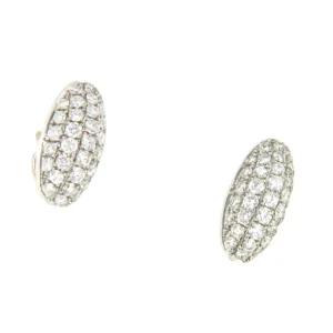 Roman Joyero Pendientes<Pendiente desmontable SINES en oro blanco de 18 ktes con brillantes
