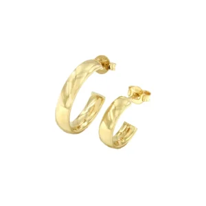 Roman Joyero Pendientes<Pendiente LIDER argollas o aros en oro amarillo de 18 ktes