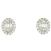 Roman Joyero Pendientes<Pendiente RATON en oro blanco 18 ktes con brillantes y baguettes