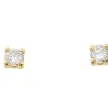 Roman Joyero Pendientes<Pendientes de niña ADALET en oro blanco o amarillo con circonitas