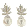 Roman Joyero Pendientes<Pendientes GALAPAGOS de plata de ley con perlas y circonitas