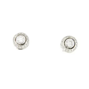 Roman Joyero Pendientes<Pendientes GITANO desmontables en oro blanco y brillantes