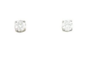Roman Joyero Pendientes<Pendientes HALUK oro blanco clásico tornillos de brillantes