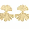 Roman Joyero Pendientes<Pendientes HORTENSIA en oro amarillo de 18 Kilates tamaño grande