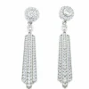 Roman Joyero Pendientes<Pendientes KENIA desmontables en plata 1ª en circonitas