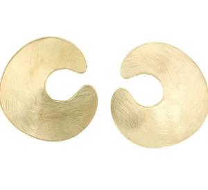 Roman Joyero Pendientes<Pendientes MARGARITA grandes en oro amarillo de 18 ktes