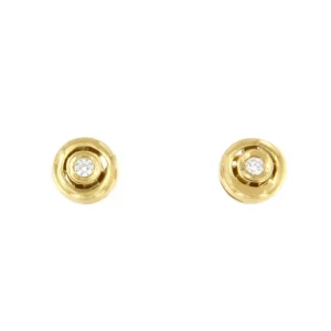 Roman Joyero Pendientes<Pendientes MOKKARILLOS dormilones desmontables de brillantes oro 18 ktes