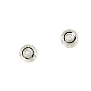 Roman Joyero Pendientes<Pendientes MOKKARILLOS dormilones desmontables de brillantes oro 18 ktes
