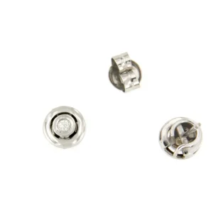 Roman Joyero Pendientes<Pendientes MOKKARILLOS dormilones desmontables de brillantes oro 18 ktes