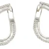 Roman Joyero Pendientes<Pendientes NURGUL en oro blanco con diamantes y baguettes