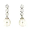 Roman Joyero Pendientes<Pendientes OLIMPO de brillantes y perlas australianas