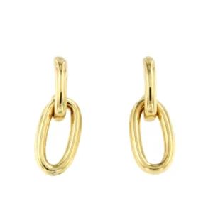 Roman Joyero Pendientes<Pendientes SALVADOR argollas en oro amarillo 18 ktes