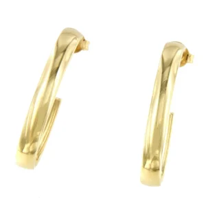 Roman Joyero Pendientes<Pendientes SILVES aros lisos de oro amarillo 18 kilates